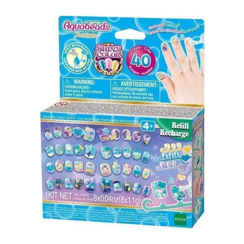 Recharge Manucure Enchantée - Aquabeads - Ongles qui collent avec de Recharge Manucure Enchantée - Aquabeads - Ongles qui collent avec de