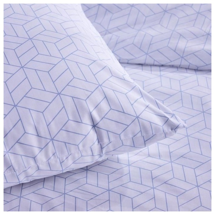 Parure de lit - TODAY - Sunshine - 123402 - 2 personnes - 220x240 cm - Coton - Imprimé 15.37
