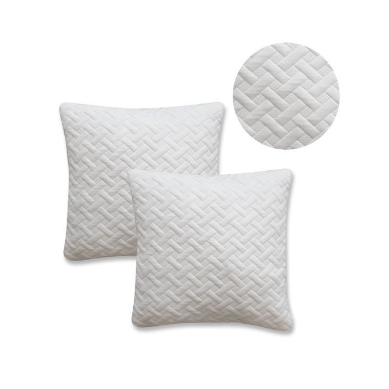 Lot de 2 oreillers a mémoire de forme 60x60 cm Lot de 2 oreillers a mémoire de forme 60x60 cm