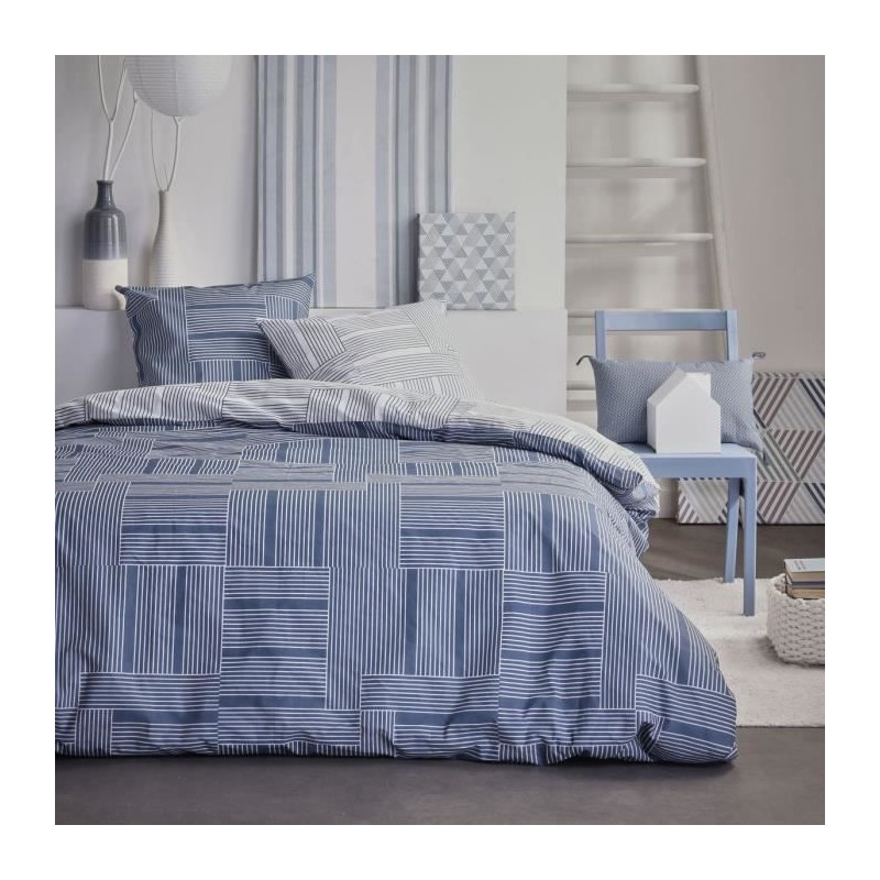 Parure de lit 2 personnes - TODAY - Crazy 7.1 - 220 x 240 cm - Imprim Parure de lit 2 personnes - TODAY - Crazy 7.1 - 220 x 240 cm - Imprim