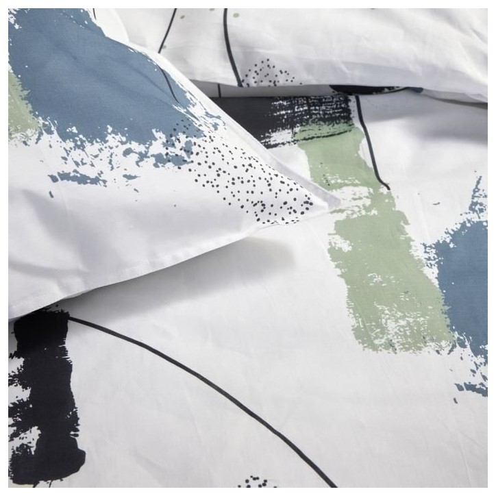 Parure de lit 2 personnes - TODAY - Sunshine 16.2 - 220 x 240 cm - 100% Coton imprimé