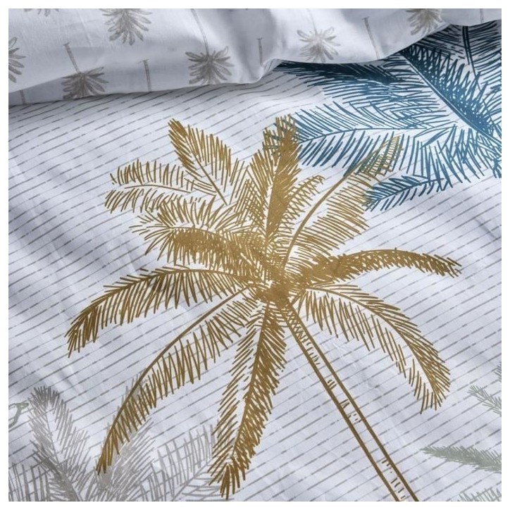 Parure de lit 2 personnes - TODAY - Sunshine 16.3 - 220 x 240 cm - 100% Coton imprimé Parure de lit 2 personnes - TODAY - Sunshine 16.3 - 220 x 240 cm - 100% Coton imprimé