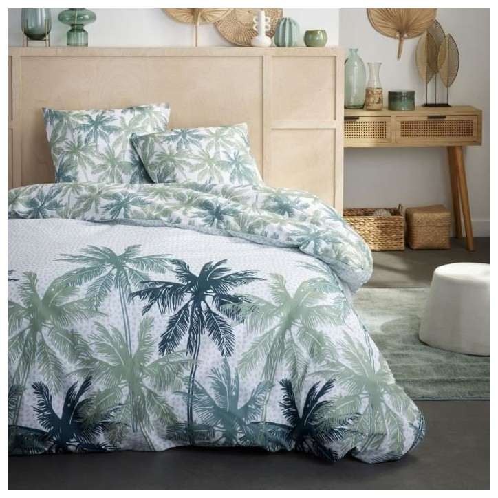 Parure de lit 2 personnes - TODAY - Sunshine 16.6 - 220 x 240 cm - 100% Coton imprimé