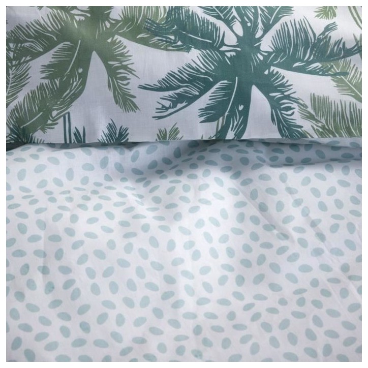 Parure de lit 2 personnes - TODAY - Sunshine 16.6 - 220 x 240 cm - 100% Coton imprimé