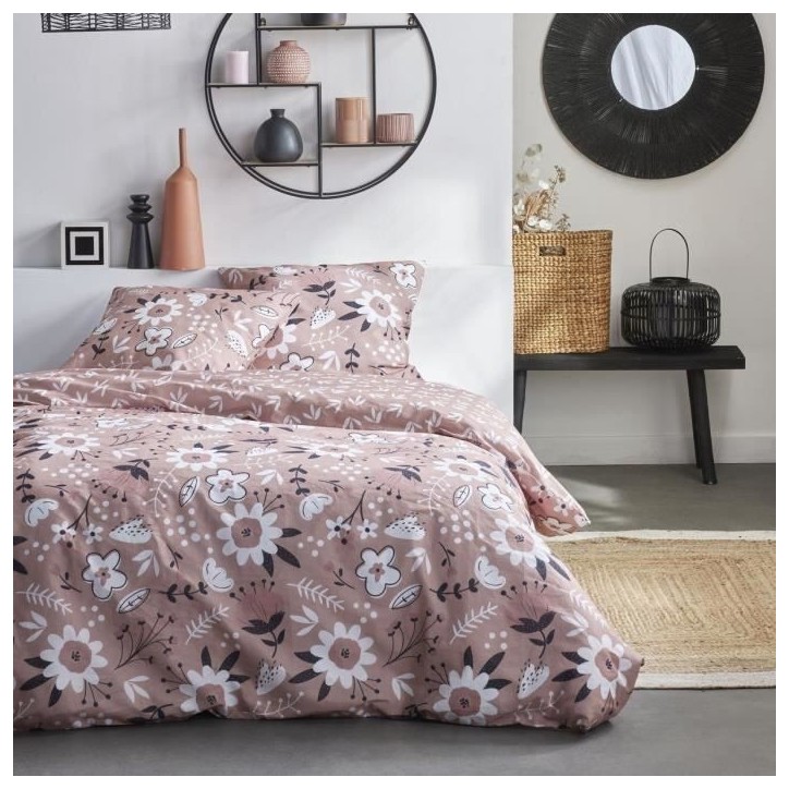 Parure de lit 2 personnes - TODAY - Sunshine 16.8 - 220 x 240 cm - 100% Coton imprimé