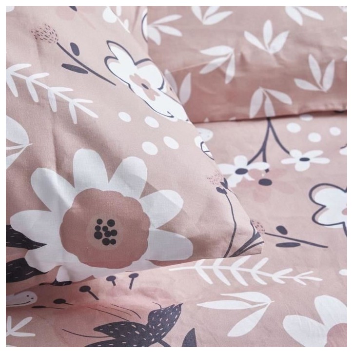 Parure de lit 2 personnes - TODAY - Sunshine 16.8 - 220 x 240 cm - 100% Coton imprimé