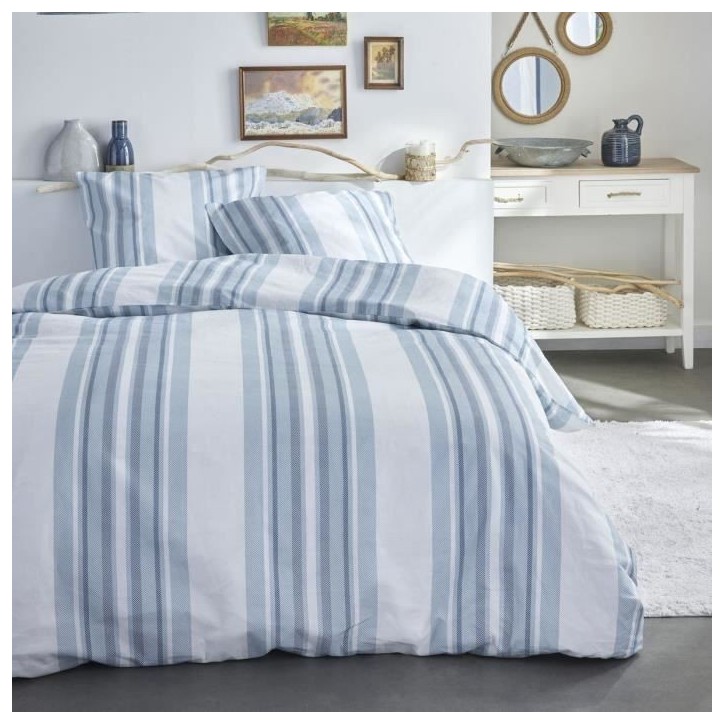 Parure de lit 2 personnes - TODAY - Sunshine 16.9 - 220 x 240 cm - 100% Coton imprimé