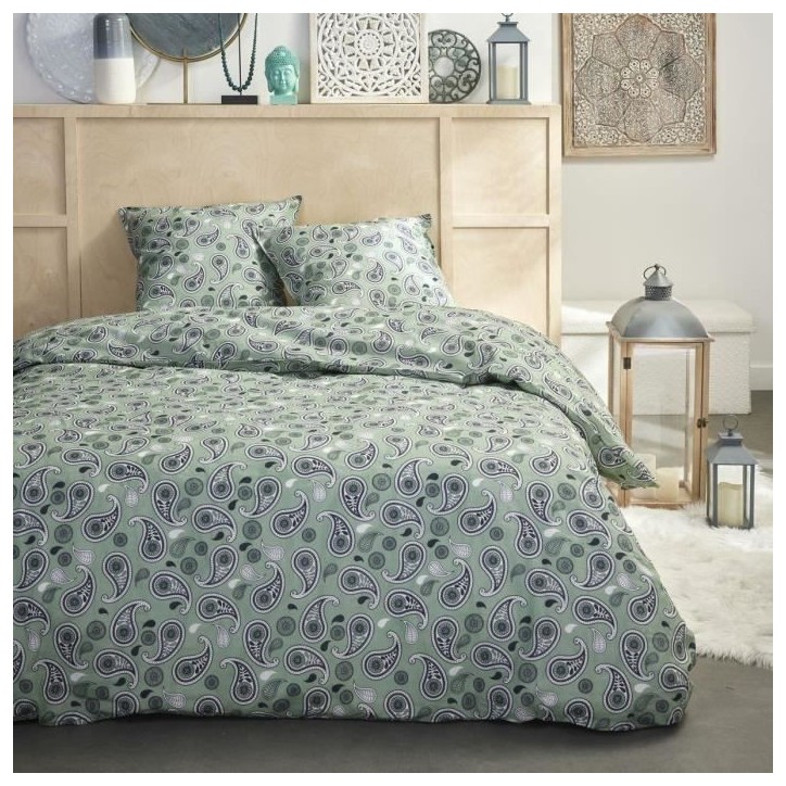 Parure de lit 2 personnes - TODAY - Sunshine 16.14 - 240 x 260 cm - 100% Coton imprimé Parure de lit 2 personnes - TODAY - Sunshine 16.14 - 240 x 260 cm - 100% Coton imprimé