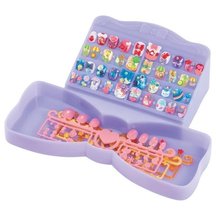Jeu de Manucure - AQUABEADS - Mon Studio d'Ongles a Décorer - Sécurité et Autonomie, Poudre Magique Jeu de Manucure - AQUABEADS - Mon Studio d'Ongles a Décorer - Sécurité et Autonomie, Poudre Magique