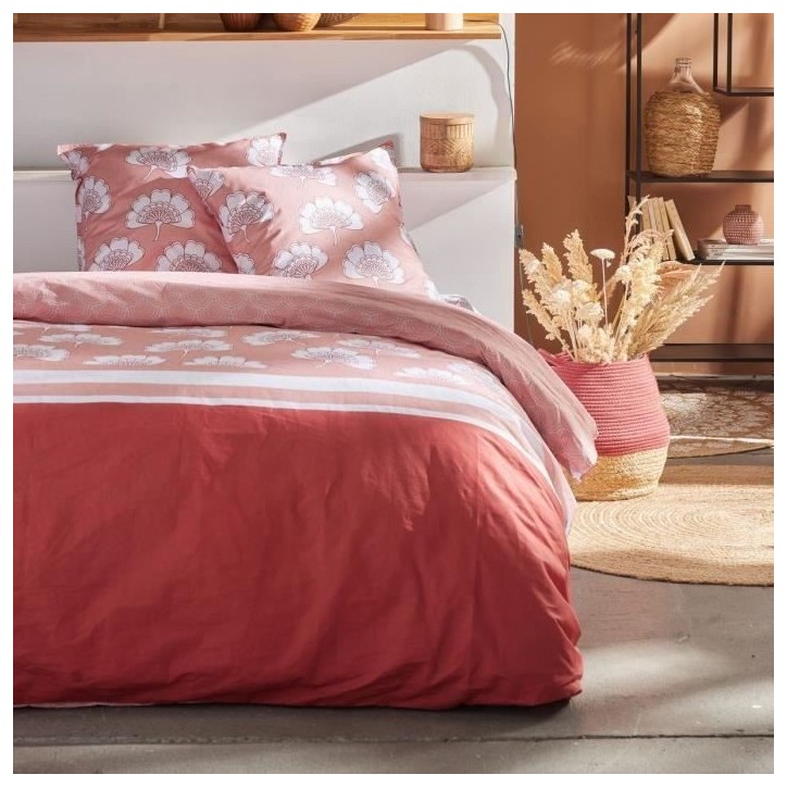 Parure de couette - TODAY - Sunshine 17.11 - 220x240cm - 2 personnes - Imprimée - Coton 57 fils