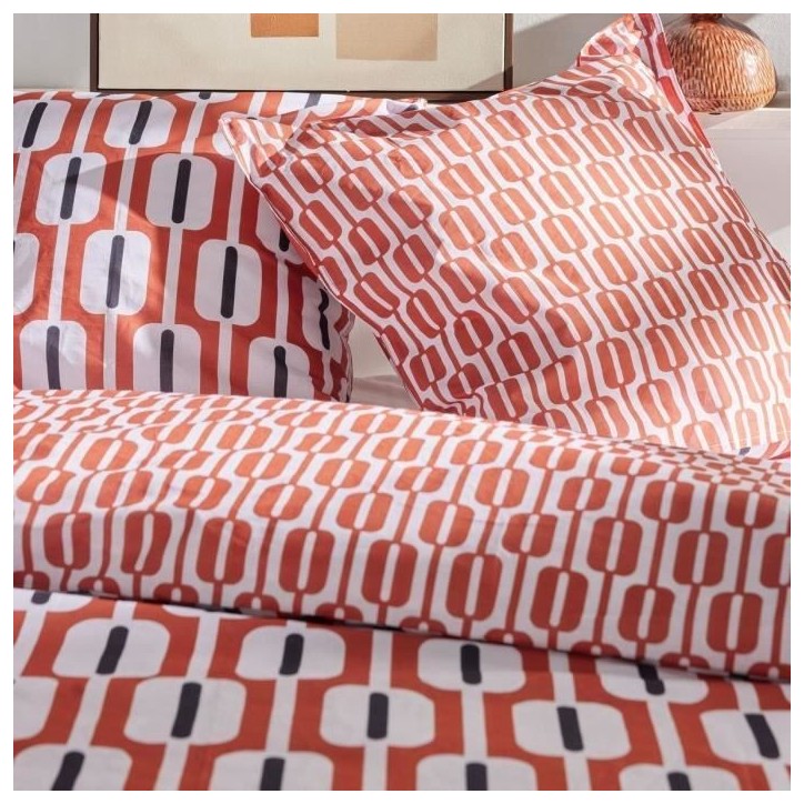 Parure de couette - TODAY - Sunshine 17.16 - 220x240cm - 2 personnes - Imprimée - Coton 57 fils