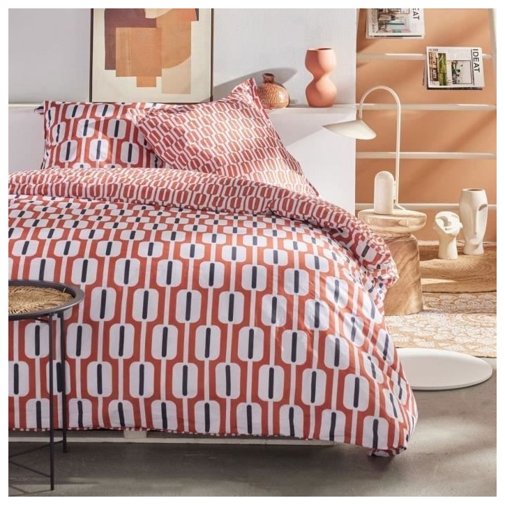 Parure de couette - TODAY - Sunshine 17.16 - 240x260cm - 2 personnes - Imprimée - Coton 57 fils
