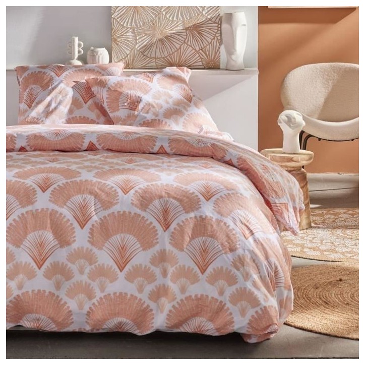 Parure de couette - TODAY - Sunshine 17.19 - 220x240cm - 2 personnes - Imprimée - Coton 57 fils