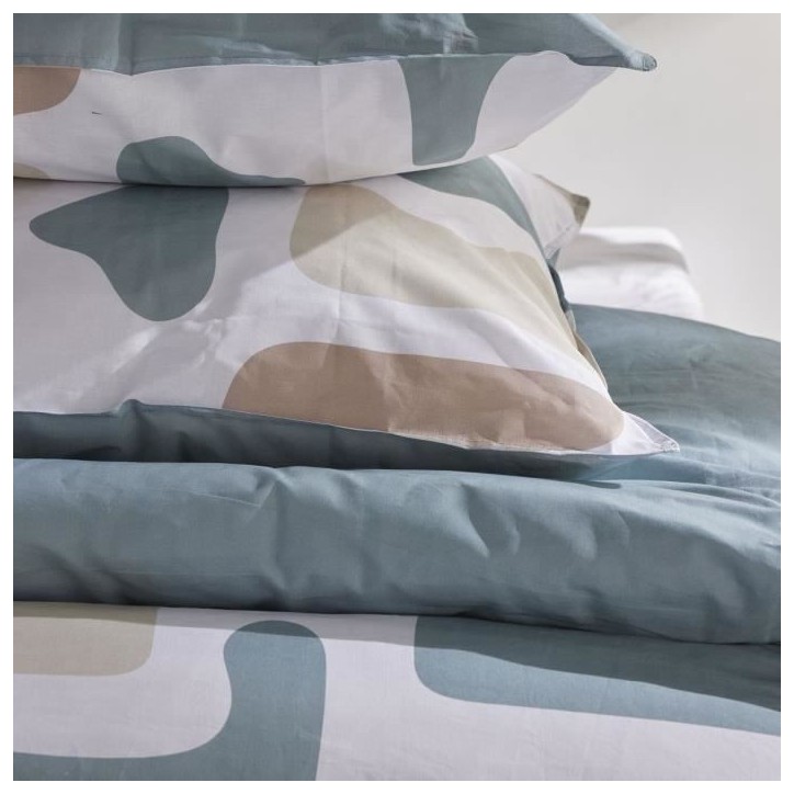 Parure de couette - TODAY - Sunshine 17.29 - 220x240cm - 2 personnes - Imprimée - Coton 57 fils Parure de couette - TODAY - Sunshine 17.29 - 220x240cm - 2 personnes - Imprimée - Coton 57 fils