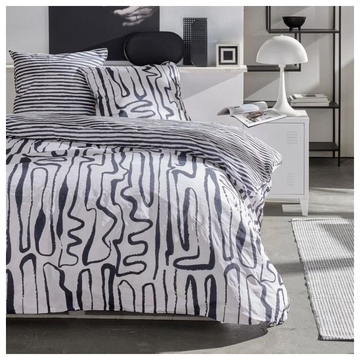 Parure de couette - TODAY - Sunshine 17.31 - 220x240cm - 2 personnes - Imprimée - Coton 57 fils