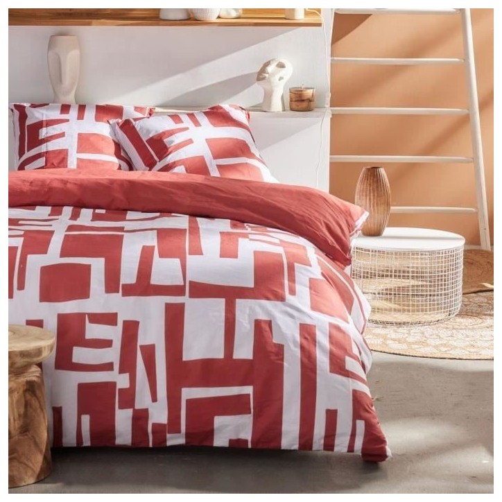Parure de couette - TODAY - Sunshine 17.32 - 240x260cm - 2 personnes - Imprimée - Coton 57 fils