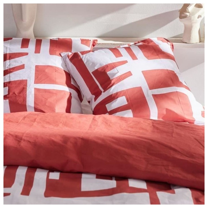 Parure de couette - TODAY - Sunshine 17.32 - 240x260cm - 2 personnes - Imprimée - Coton 57 fils