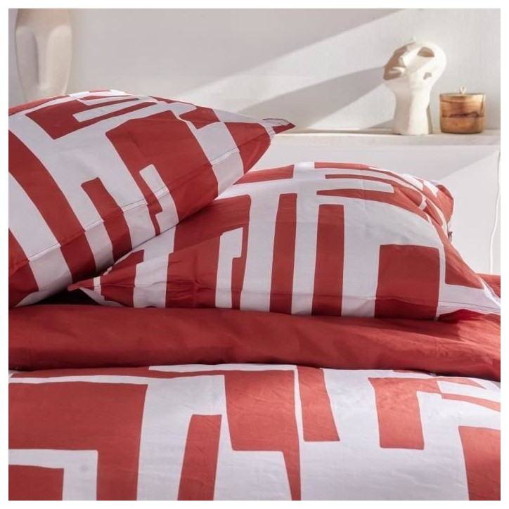 Parure de couette - TODAY - Sunshine 17.32 - 240x260cm - 2 personnes - Imprimée - Coton 57 fils