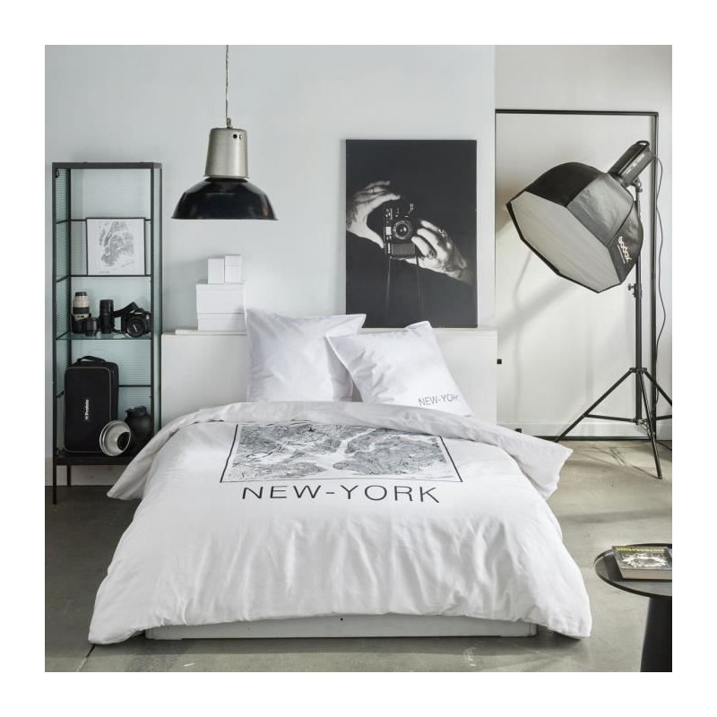 Parure de lit - TODAY - JAVA - 2 personnes - 240x220 cm - Coton - Impr Parure de lit - TODAY - JAVA - 2 personnes - 240x220 cm - Coton - Impr