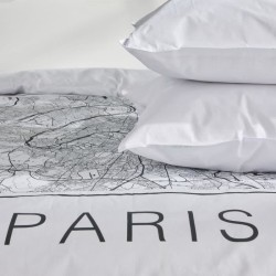 Parure de lit - TODAY - JAVA - 2 personnes - 240x220 cm - Coton - Impr