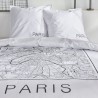 Parure de lit - TODAY - JAVA - 2 personnes - 240x220 cm - Coton - Impr