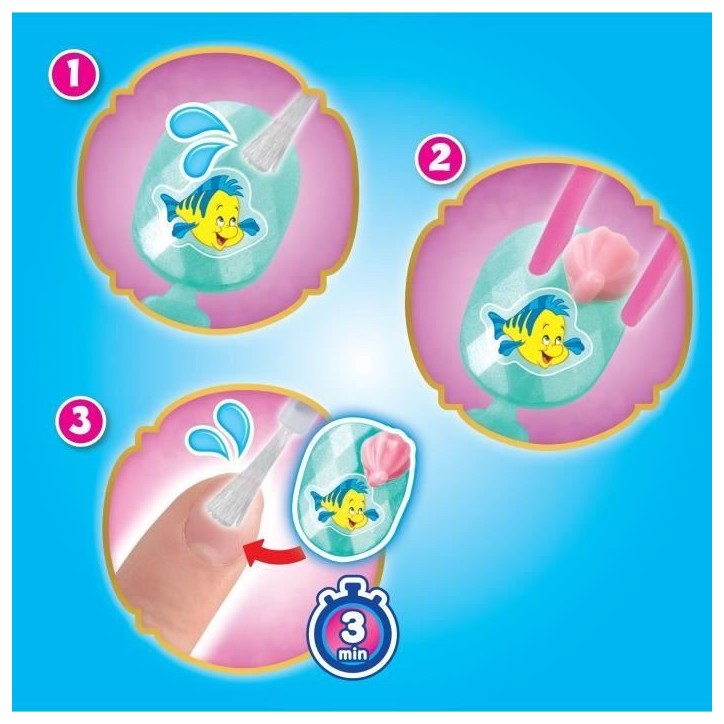 Aquabeads Le coffret de manucure des Princesses Disney, perles qui collent avec de l'eau, 35071, Des 4 ans Aquabeads Le coffret de manucure des Princesses Disney, perles qui collent avec de l'eau, 35071, Des 4 ans