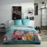 Parure de lit - TODAY - JAVA - 2 personnes - 240x220 cm - Coton - Impr