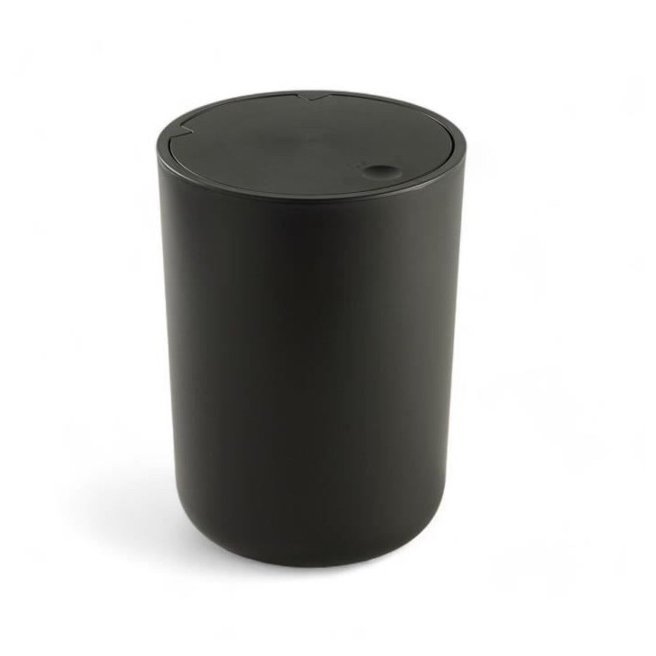 Poubelle de SDB - TODAY - UTILITY - 8,5 L - Ø 21 x x H 29 cm - Polypropylene - Black