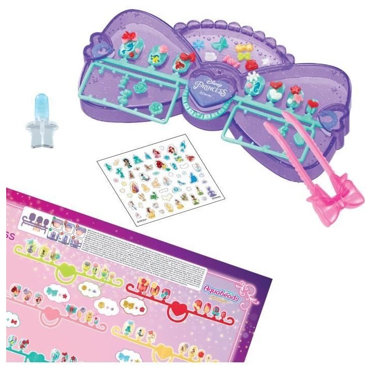 Aquabeads Le coffret de manucure des Princesses Disney, perles qui collent avec de l'eau, 35071, Des 4 ans Aquabeads Le coffret de manucure des Princesses Disney, perles qui collent avec de l'eau, 35071, Des 4 ans