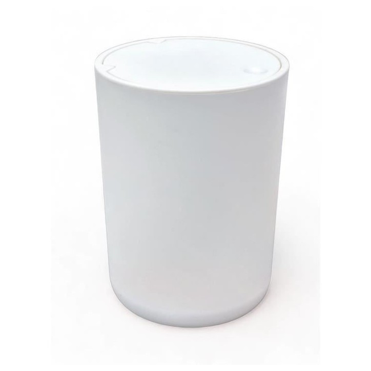 Poubelle de SDB - TODAY - UTILITY - 8,5 L - Ø 21 x x H 29 cm - Polypropylene - White Poubelle de SDB - TODAY - UTILITY - 8,5 L - Ø 21 x x H 29 cm - Polypropylene - White