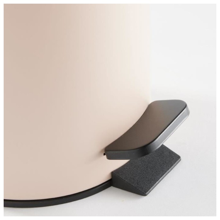 Poubelle de SDB - TODAY - UTILITY - 3 L - Ø 17 x x H 25 cm - Polypropylene - Soft Pink
