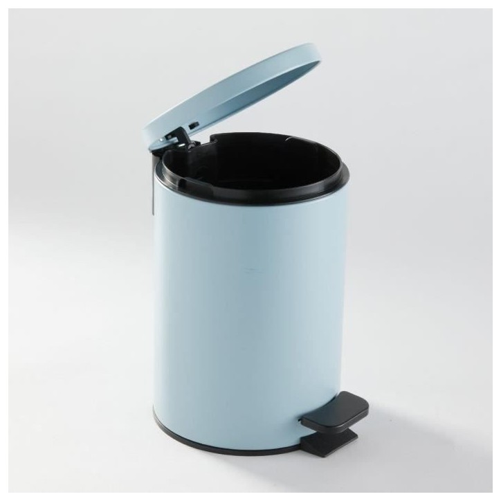Poubelle de SDB - TODAY - UTILITY - 3 L - Ø 17 x x H 25 cm - Polypropylene - Soft Blue
