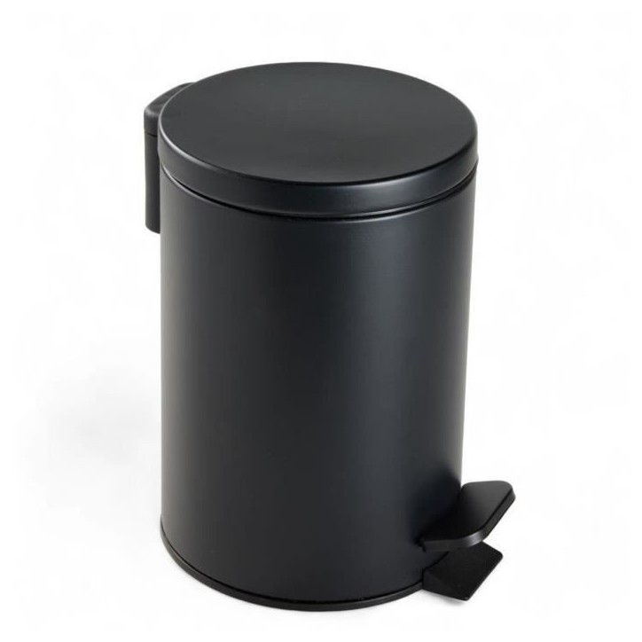Poubelle de SDB - TODAY - UTILITY - 3 L - Ø 17 x x H 25 cm - Polypropylene - Soft Black Poubelle de SDB - TODAY - UTILITY - 3 L - Ø 17 x x H 25 cm - Polypropylene - Soft Black