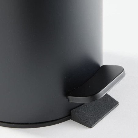 Poubelle de SDB - TODAY - UTILITY - 3 L - Ø 17 x x H 25 cm - Polypropylene - Soft Black