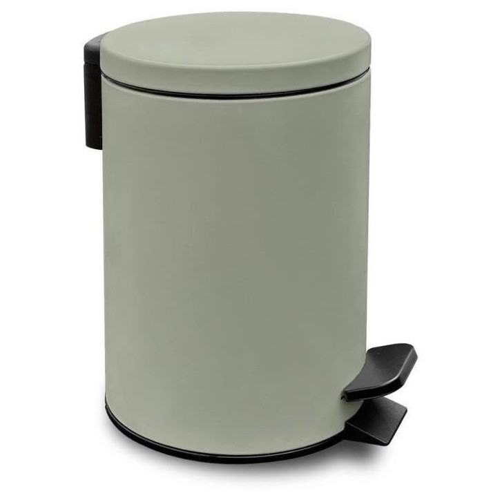 Poubelle de SDB - TODAY - UTILITY - 3 L - Ø 17 x x H 25 cm - Polypropylene - Soft Green Poubelle de SDB - TODAY - UTILITY - 3 L - Ø 17 x x H 25 cm - Polypropylene - Soft Green