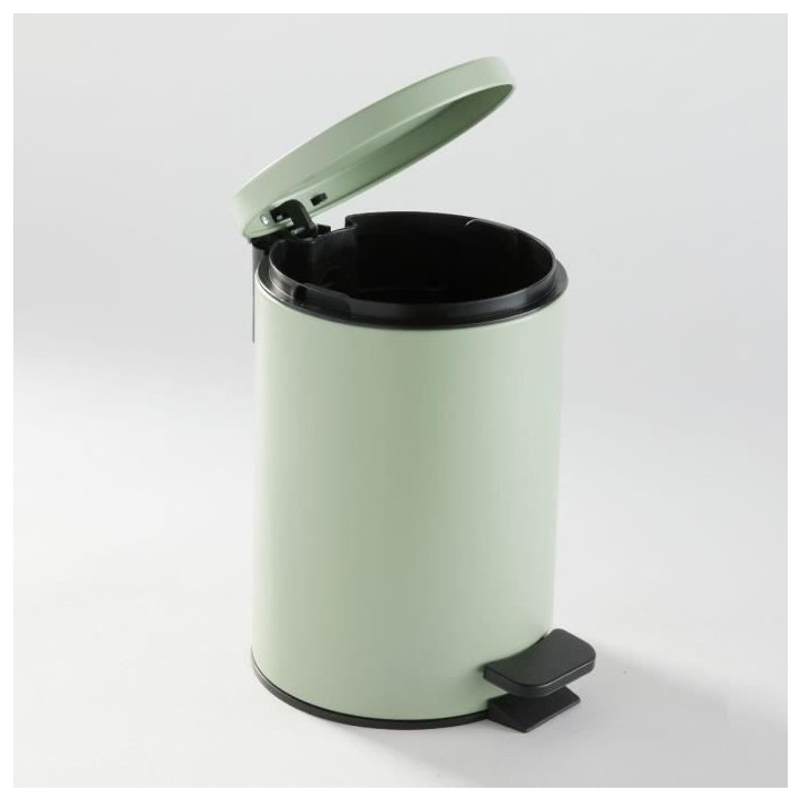 Poubelle de SDB - TODAY - UTILITY - 3 L - Ø 17 x x H 25 cm - Polypropylene - Soft Green Poubelle de SDB - TODAY - UTILITY - 3 L - Ø 17 x x H 25 cm - Polypropylene - Soft Green