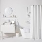 Set de douche - TODAY - UTILITY - Panier, tapis, rideau - White