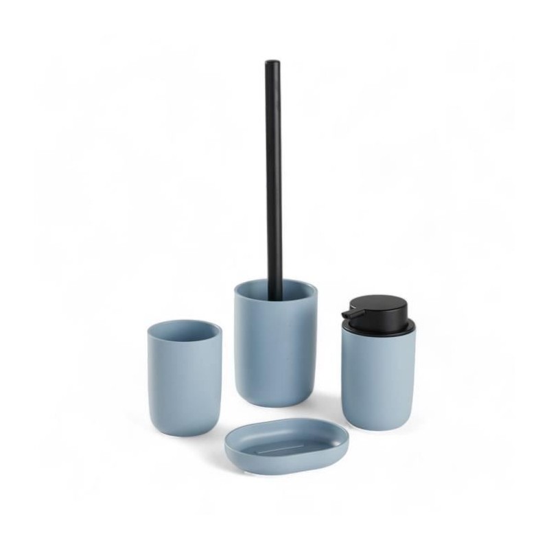 Ensemble de 4 accessoires de SDB - TODAY - UTILITY - Gobelet, distrib