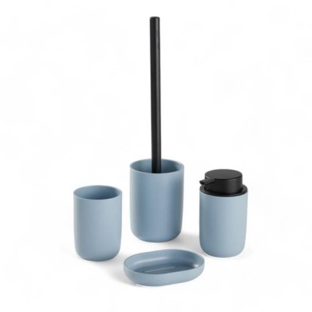 Ensemble de 4 accessoires de SDB - TODAY - UTILITY - Gobelet, distrib