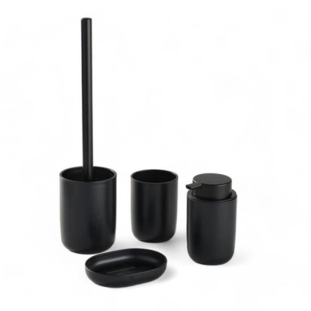 Ensemble de 4 accessoires de SDB - TODAY - UTILITY - Gobelet, distrib