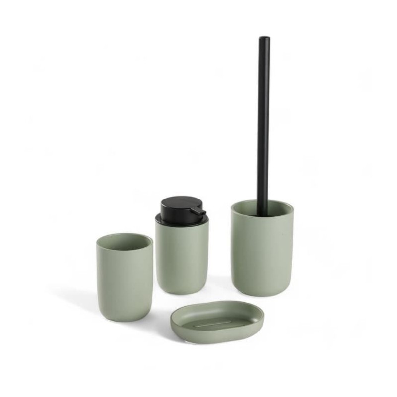 Ensemble de 4 accessoires de SDB - TODAY - UTILITY - Gobelet, distrib