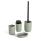 Ensemble de 4 accessoires de SDB - TODAY - UTILITY - Gobelet, distributeur savon, brosse WC - Green Ensemble de 4 accessoires de SDB - TODAY - UTILITY - Gobelet, distributeur savon, brosse WC - Green