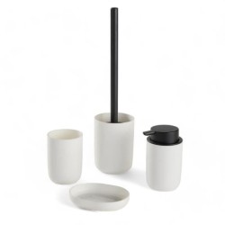 Ensemble de 4 accessoires de SDB - TODAY - UTILITY - Gobelet, distrib