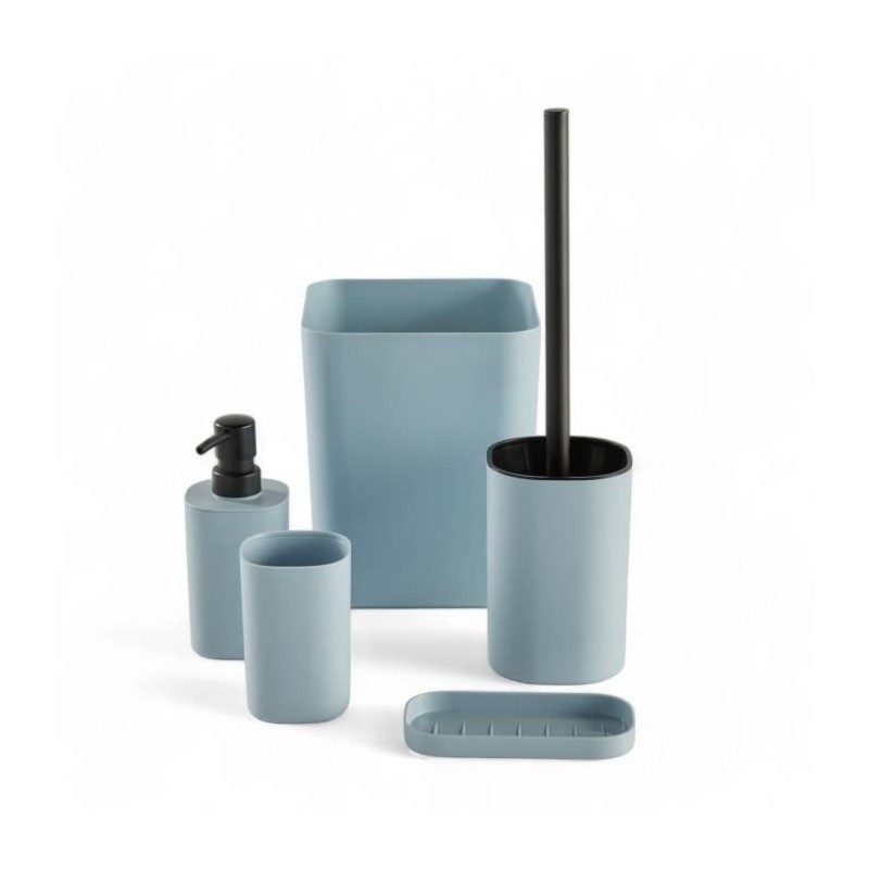 Set de 5 acc SDB - TODAY - UTILITY - Distr de savon, porte-brosse a de Set de 5 acc SDB - TODAY - UTILITY - Distr de savon, porte-brosse a de