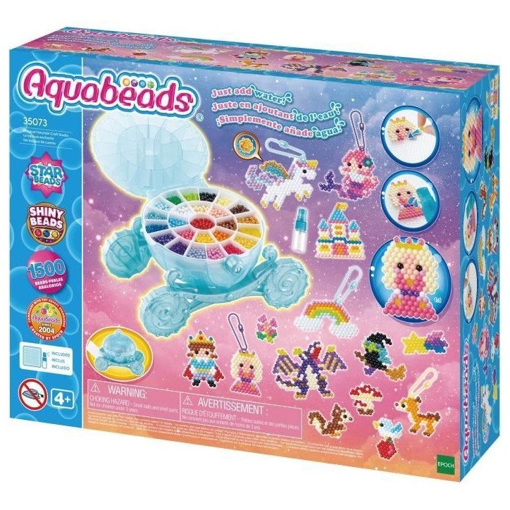 Le carrosse enchanté - AQUABEADS - 35073 - 1500 perles pour créations magiques