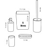 Set de 5 acc SDB - TODAY - UTILITY - Distr de savon, porte-brosse a de
