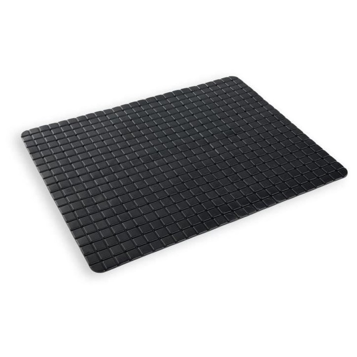 Tapis anti-dérapant baignoire ou douche - TODAY - UTILITY - 40 x 60 cm - Rectangle - Black