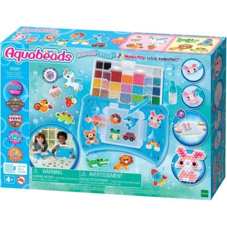 Aquabeads L'atelier d'initiation, Coffret 900 perles de 25 couleurs, p