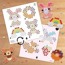 Aquabeads L'atelier d'initiation, Coffret 900 perles de 25 couleurs, p