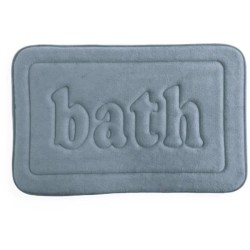 Tapis de bain mémoire de forme - TODAY - UTILITY - 40 x 60 cm - Blue